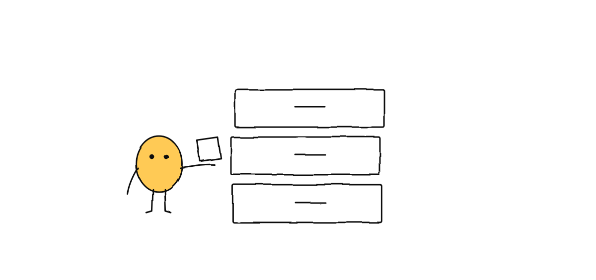 Hand-drawn sketch from “Compressing Agent Memory Without Losing the Original”